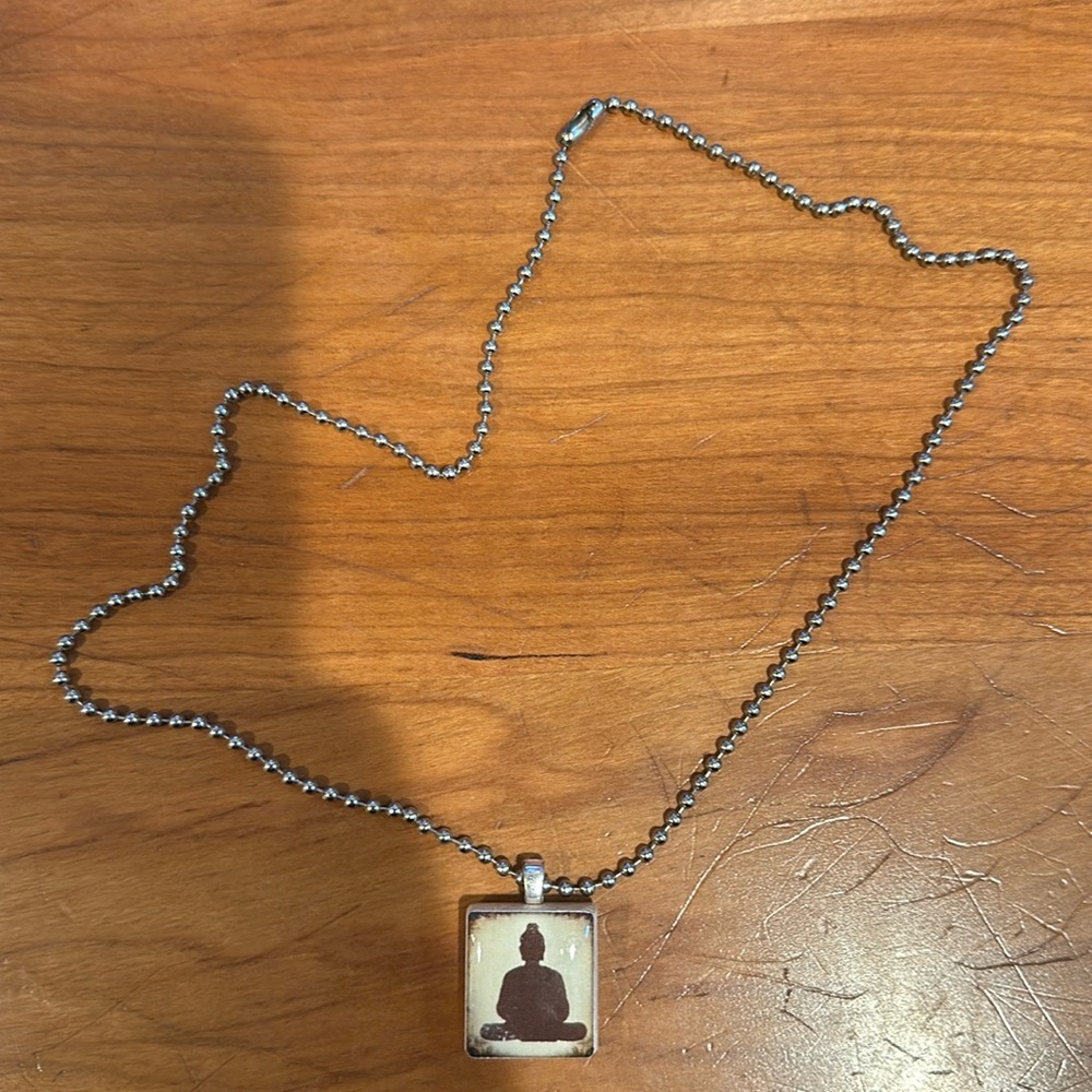 Buddha pendant necklace
